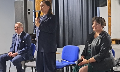 Mogilno. Spotkanie z ministrą P. Piechną-Więckiewicz