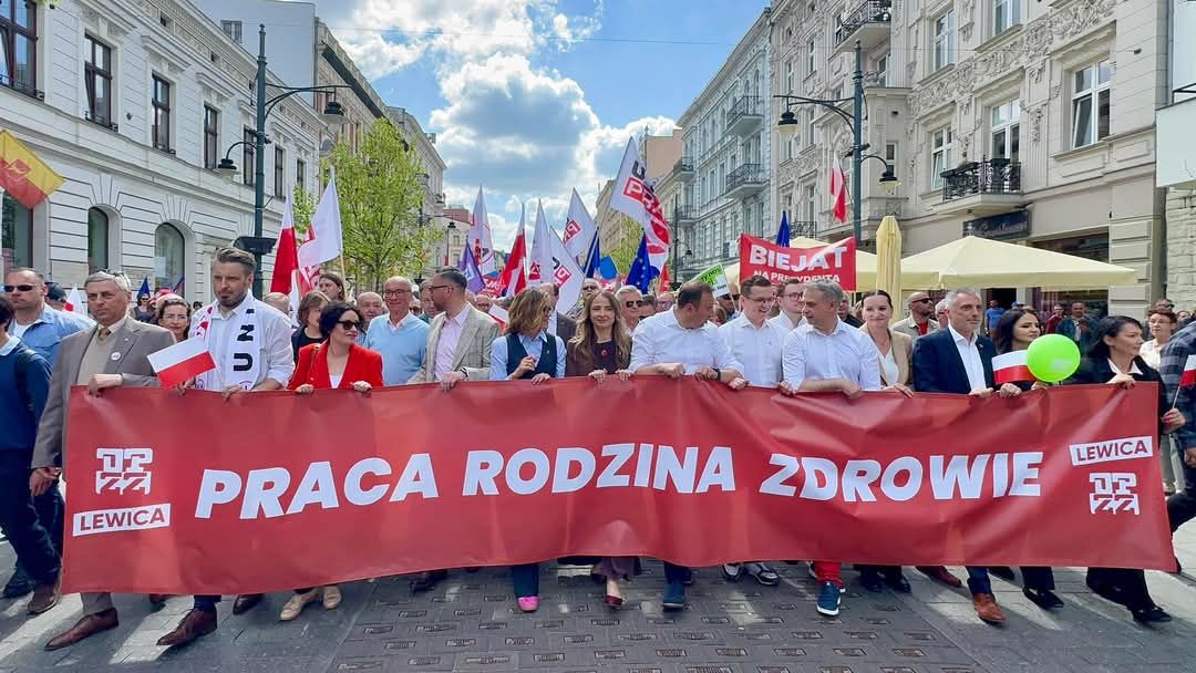 pochód w Łodzi