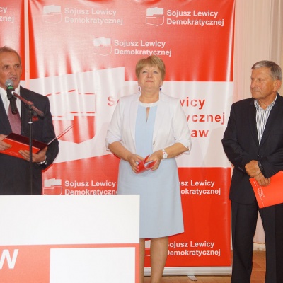 Inauguracja kampanii KKW SLD Lewica Razem w Inowrocławiu